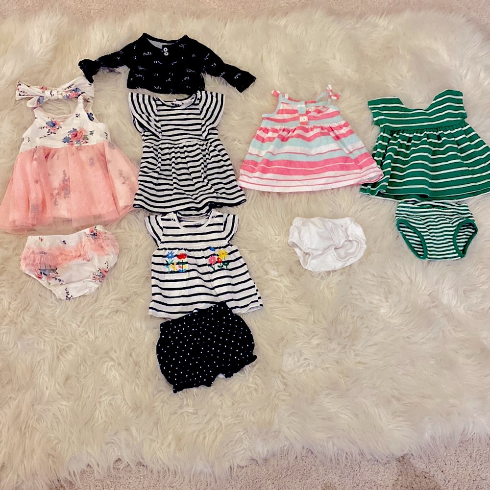 3-6 month Hanna Anderson/ Carter’s summer bundle